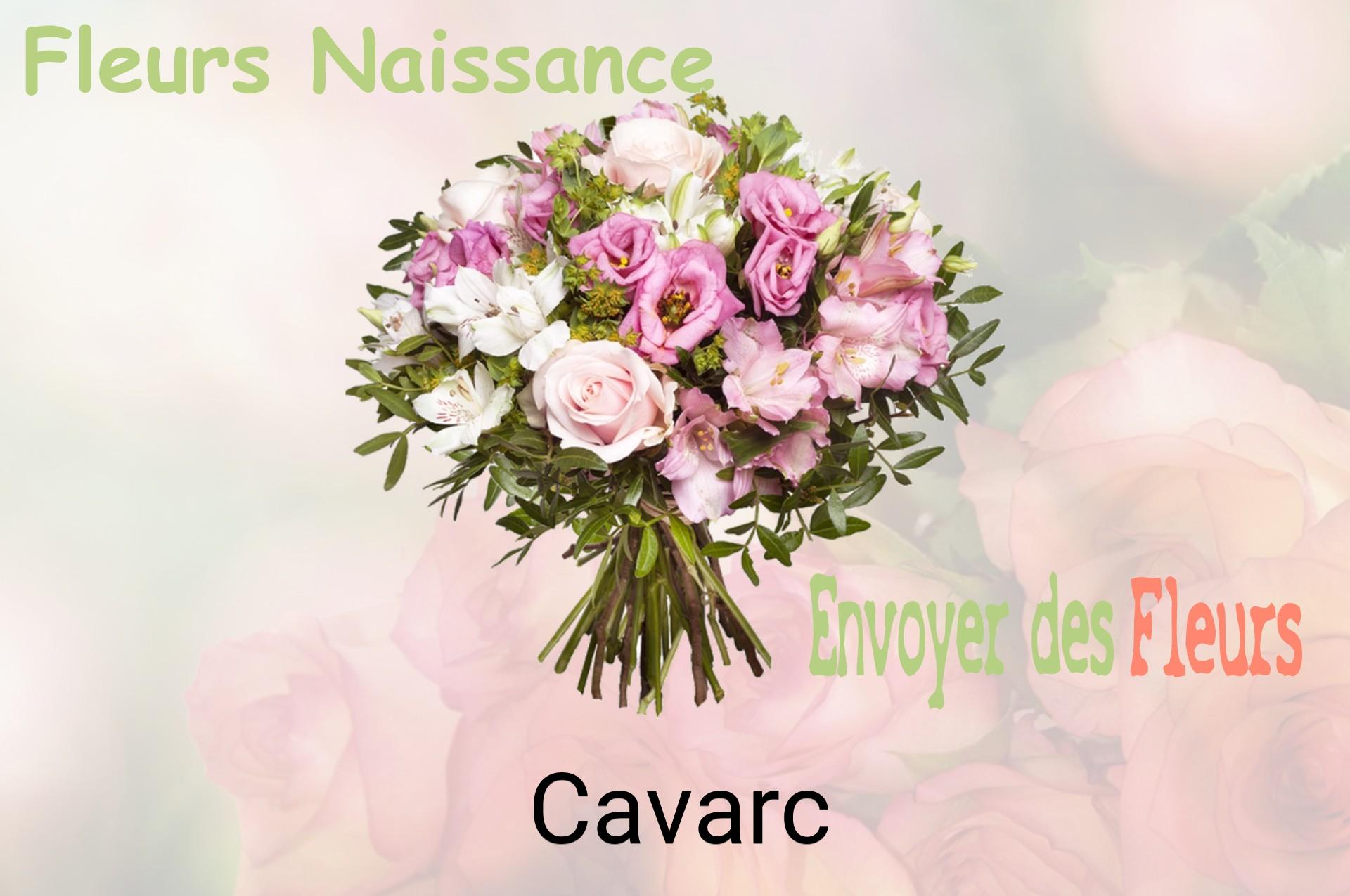 Bouquet de fleurs de naissance livré à Cavarc